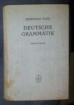 H. Paul Deutsche Grammatik vol I Geschichtliche Einleitung * Lautlehre Niemeyer 1958 cartonata foto