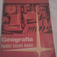 MANUAL EPOCA DE AUR GEOGRAFIE RSR CLASA XII DE VICTOR TUFESCU 1971