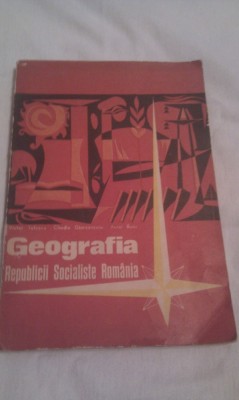 MANUAL EPOCA DE AUR GEOGRAFIE RSR CLASA XII DE VICTOR TUFESCU 1971 foto