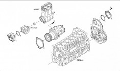 Pompa alimentare motorina Iveco motor 12880 cmc (poz.1) foto