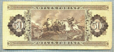 678 BANCNOTA - UNGARIA - 50 FORINT - anul 1989 -SERIA 020618 -starea care se vede foto