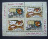 Romania 2005 - GASTRONOMIE EUROPA CEPT, bloc de 4 nestampilat, PT2