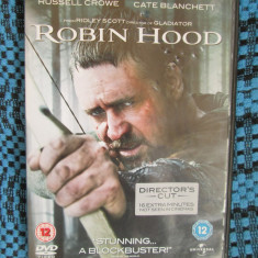 ROBIN HOOD (cu RUSSELL CROWE si CATE BLANCHETT) - film DVD (original din ANGLIA, in stare impecabila!!!)