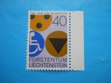 LIECHTENSTEIN ANUL INTERNATIONAL AL PERSOANELOR CU HANDICAP 1 VAL 1981 MNH 549 HOPCT, Europa