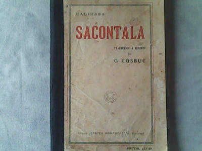 Sacontala-Calidasa (Traducere George Cosbuc) foto