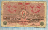 752 BANCNOTA - AUSTRO-UNGARIA - 1 KRONE(KORONA) - anul 1916 -SERIA 481270 -starea care se vede