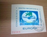 Romania 1977 - EUROPA, CONFERINTA, colita NDT stampilata PRIMA ZI, K109, Transporturi, Stampilat