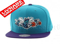 Sapca Snapback Mitchell and Ness NBA Charlotte Hornets LICHIDARE STOC foto