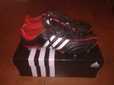 Ghete fotbal Adidas AdiPure 11 Pro Trx SG negru/alb/rosu foto