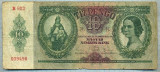 828 BANCNOTA - UNGARIA - 10 PENGO - anul 1936 -SERIA 009496 -starea care se vede