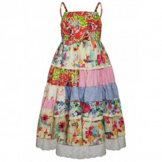 LICHIDARE STOC! Rochita 6-9 ani imprimeu floral DG-6282, import UK. foto