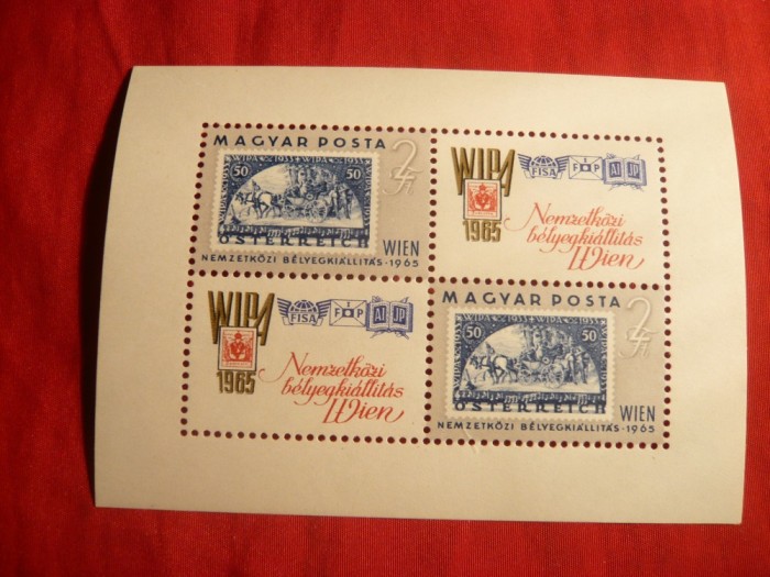 Colita Expozitia WIPA -Viena 1965 ,Ungaria