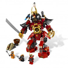 Joc de constructie tip LEGO Ninjago, Samurai Mech, 451 piese si 3 figurine, NOU foto