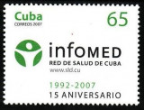 C4472 - Cuba 2007 - Infomed 1v.neuzat,perfecta stare, Nestampilat