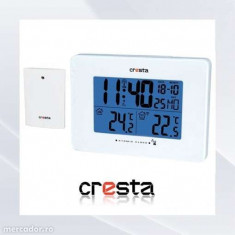 Ceas cu Alarma si Temperatura Statie Meteo CRESTA DTX200WH | Fara Senzor | Folosita ca Tester | Factura, Garantie 12 Luni foto