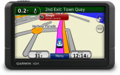 gps garmin nuvi 245W full europa, voce si text romana, impecabil cu sistem prindere parbriz, incarcator auto 12v originale garmin foto