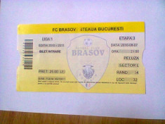 FC Brasov - Steaua Bucuresti (7 august 2010) foto