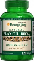 Omega 3,6,9 din seminte de in, flax oil 1000 mg, 120 capsule, import SUA, cel mai IEFTIN! foto