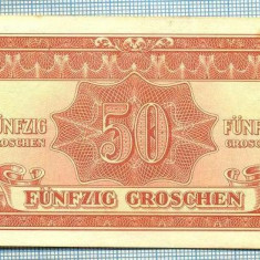 863 BANCNOTA - AUSTRIA(OCUPATIA MILITARA ALIATA )- 50 GROSCHEN - anul 1944(1945) -SERIA 1944-starea care se vede