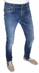 NUDIE &amp;quot;THIN FINN&amp;quot; CRISPY CRINKLES - SKINNY / SLIM - (MARIME: 30) - Talie = 80 CM foto