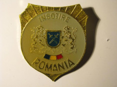 INSIGNA MILITARA ROMANIA INSOTIRE foto