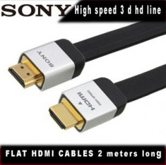 Cablu HDMI Sony 1.4 Ver, 3D HDTV PS3 X360 High Speed ??1080p 2M HDMI M / M, 2m foto