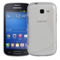 HUSA Samsung Galaxy Trend Lite S7390 TRANSPARENTA MATA GEL TPU sunt superioare celor din silicon Asigura protectie impotriva zgarieturilor WAVE SLINE foto