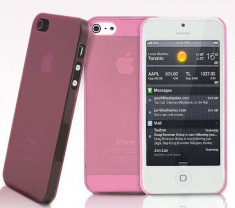 husa roz iphone 4 expediere gratuita + folie protectie ecran sell by PHONICA foto