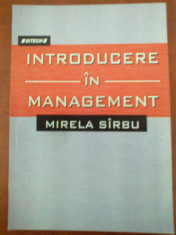 Introducere in management (Mirela Sirbu) foto