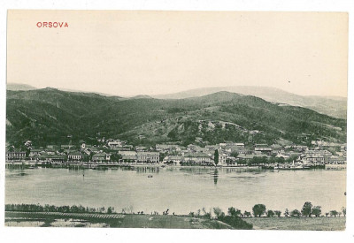 810 - ORSOVA, Panorama, Romania - old postcard - unused foto