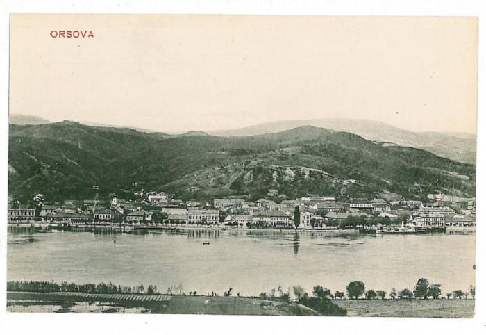 810 - ORSOVA, Panorama, Romania - old postcard - unused