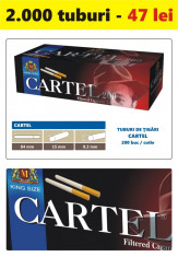 CARTEL 200 - Pachet 10 cutii tuburi de tigari pentru injectat tutun x 200 buc. foto