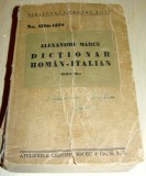 DICTIONAR ROMAN ITALIAN - Alexandru Marcu