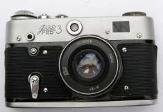 Aparat foto Fed 3 camera made in Rusia Urss de colectie sau pentru piese! foto