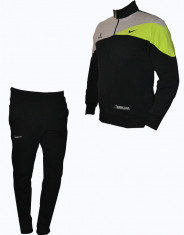 Trening Nike - Cortez - Cor72z - New Edition 2014 - Negru cu albastru sau verde - Pantaloni conici - Bumbac - Masuri M L XL XXL B88 foto