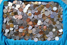 Okazie: Lot 2000 MONEDE colectie- 6,5 KG= licitatie de la 50 EURO (9 MONEDE LA 1 LEU!) foto