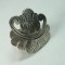 INEL DIN ARGINT - MODEL VINTAGE - GRAVURA MANUALA - DIAMETRUL 16 MM - GREUTATE 7,2 MM - MARCAJ 925