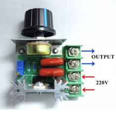 1000W AC Motor Speed Control Controller Adjustable Voltage Regulator 50-220V foto