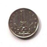 CEHIA 1 KORUNA COROANA 2009, 3.60 g., Nickel Plated Steel, 20 mm **