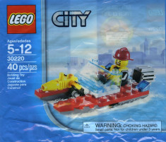 LEGO City 30220 Barca de pompieri (Colectia Gazeta Sporturilor, 28 ian 2014) foto