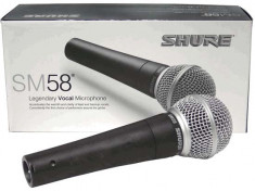 Microfon SHURE SM58 Profesional foto