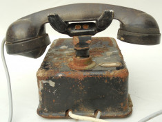 AuX: Deosebit TELEFON romanesc de colectie, vechi, marca ELECTROMAGNETICA! foto