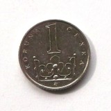 CEHIA 1 KORUNA COROANA 2008, 3.60 g., Nickel Plated Steel, 20 mm **