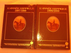 L&amp;#039;ANNEE HIPPIQUE- 1997/1998, 1999/2000- FORMAT MARE- DOUA VOLUME- HIPISM, CAI foto