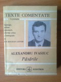 g2 Alexandru Ivasiuc - Pasarile - texte comentate