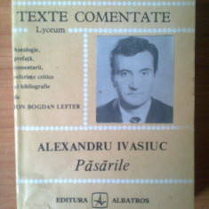 g2 Alexandru Ivasiuc - Pasarile - texte comentate