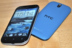 HTC ONE SV NOU LA CUTIE - ALBASTRU SI PORTOCALIU foto