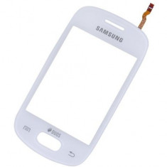 Digitizer geam Touch screen Touchscreen Samsung S5280, S5282, Galaxy Star alb Original NOU foto