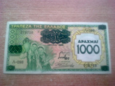 GRECIA - 1000 DRAHME 1939- UNC. foto