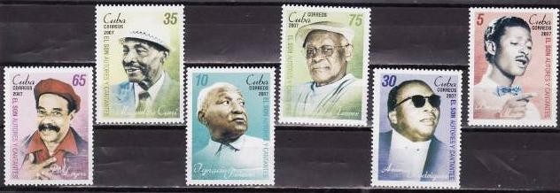 C4458 - Cuba 2007 - Personalitati 6v. neuzat,perfeta stare